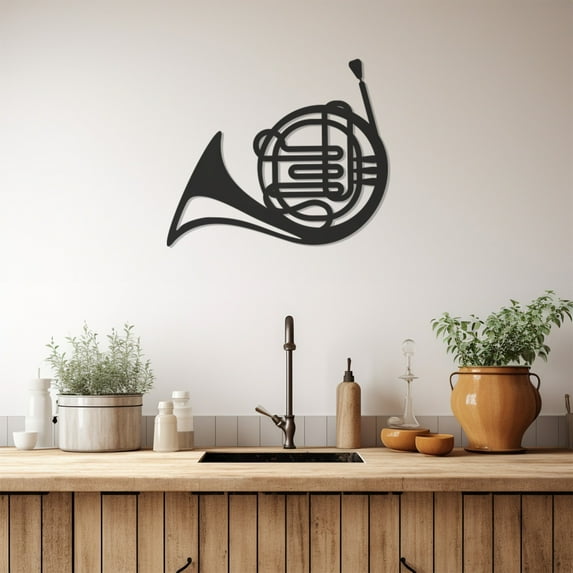 LaModaHome Exclusive Saxophone Metal Wall Art – Durable & Artistic Metal Wall Art for Home and Office Decor, Perfect for Any Interior Design Aesthetic