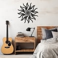 thumbnail image 1 of LaModaHome Exclusive Solar Metal Wall Art Decor With Geometric Pattern – Durable & Artistic Metal Wall Art for Home and Office Decor, Perfect for Any Interior Design Aesthetic, 1 of 5