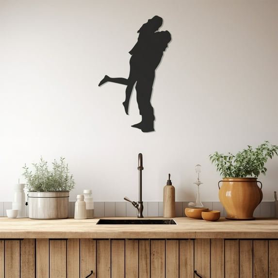 LaModaHome Exclusive Spouse Metal Wall Art – Durable & Artistic Metal Wall Art for Home and Office Decor, Perfect for Any Interior Design Aesthetic