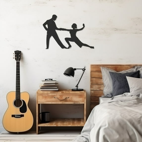 LaModaHome Exclusive Tango Metal Wall Art – Durable & Artistic Metal Wall Art for Home and Office Decor, Perfect for Any Interior Design Aesthetic
