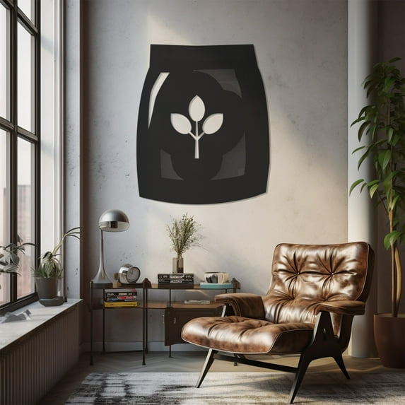 LaModaHome Exclusive Tea Bag Metal Wall Art – Durable & Artistic Metal Wall Art for Home and Office Decor, Perfect for Any Interior Design Aesthetic