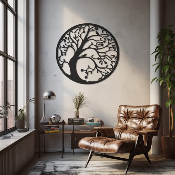 LaModaHome Exclusive Tree Of Life Metal Wall Art – Durable & Artistic Metal Wall Art for Home and Office Decor, Perfect for Any Interior Design Aesthetic
