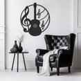 thumbnail image 1 of LaModaHome Handcrafted Metal Wall Art, Guitar Design, Music Lover Decor, Unique Musical Instrument Sculpture, Home Studio Decoration,Gift for GuitaristHome Decoration Gift -31.5"x34.6"/80x88cm, 1 of 5
