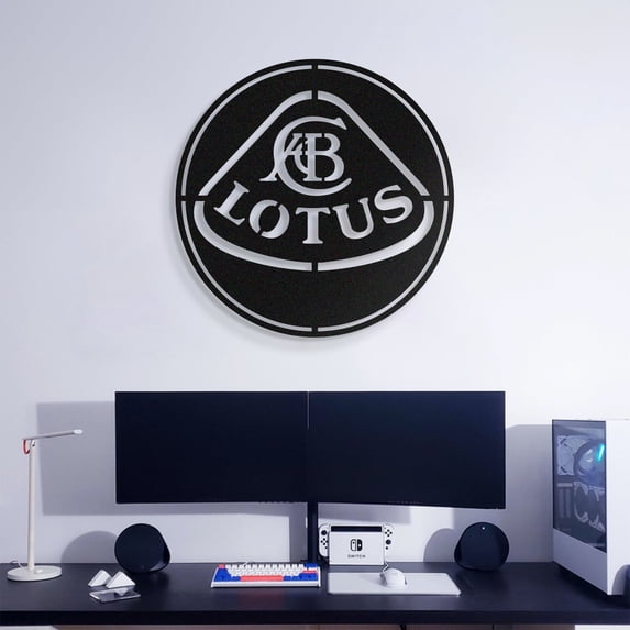 LaModaHome Lotus Metal Car Emblem