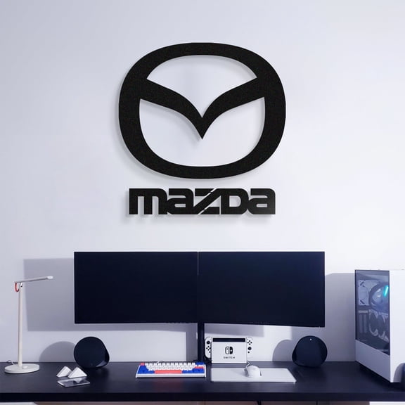 LaModaHome Mazda Metal Car Emblem
