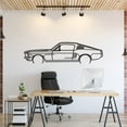 thumbnail image 1 of LaModaHome Mustang GT Fastback 390S Metal Silhouette Wall Art, 1 of 5