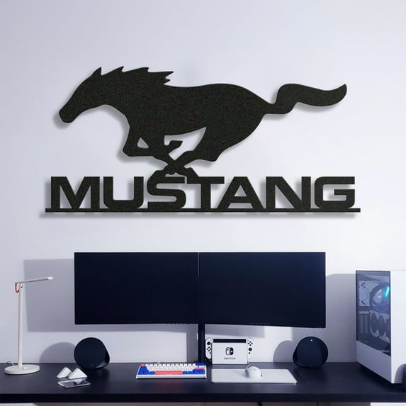 LaModaHome Mustang Metal Car Emblem