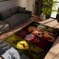 thumbnail image 1 of LaModaHome Non-Slip Rug Family Flags Rug: Personalized Washable Mat Child Stain Resistant Living Room Kitchen Carpet - Size: 3,3X6,6ft(100X200cm), 1 of 5