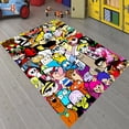thumbnail image 1 of LaModaHome Non-Slip Rug Karma Rug: Mixed Cartoon Characters Delight Washable Mat Child Stain Resistant Living Room Kitchen Carpet - Size: 3X2ft(90X60cm), 1 of 5