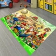 thumbnail image 1 of LaModaHome Non-Slip Rug Super Mario Rug: Animated Cartoon Design Washable Mat Child Stain Resistant Living Room Kitchen Carpet - Size: 9,2X5,9ft(280X180cm), 1 of 5