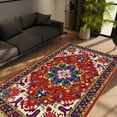 thumbnail image 1 of LaModaHome Non-Slip Rug Vintage Turkish Rug Washable Mat Child Stain Resistant Living Room Kitchen Carpet - Size: 9,2X5,9ft(280X180cm), 1 of 5