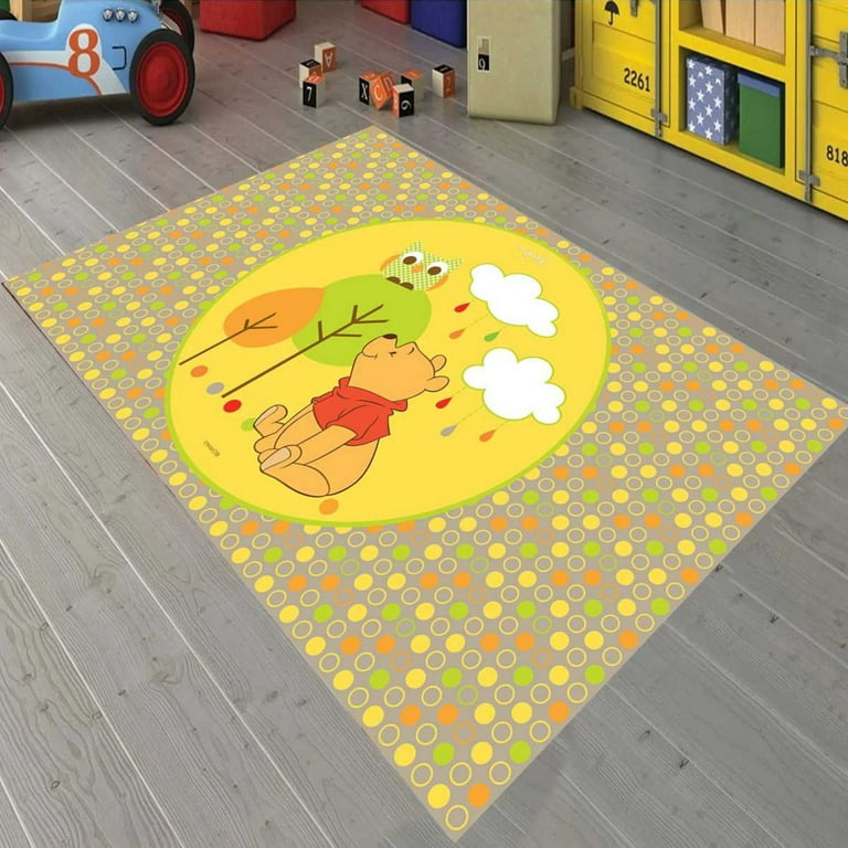 Winnie the pooh rug for nursery shop