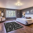 thumbnail image 1 of LaModaHome Non-Slip Rug Witch Bat Rug Washable Mat Child Stain Resistant Living Room Kitchen Carpet - Size: 5,3X3,9ft(160X120cm), 1 of 5