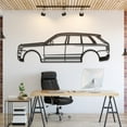thumbnail image 1 of LaModaHome Rolls Royce Cullinan Metal Silhouette Wall Art, 1 of 5