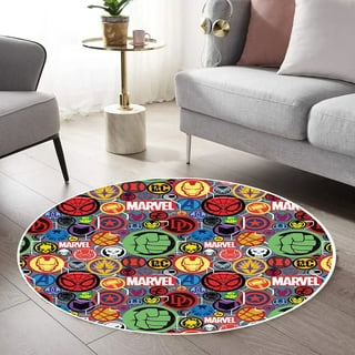 MARVEL Licensed 4 X 6 Color Indoor Abstract Area Rug in the Rugs