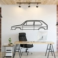 thumbnail image 1 of LaModaHome Volkswagen Golf MK1 1980 Classic Metal Silhouette Wall Art, 1 of 1