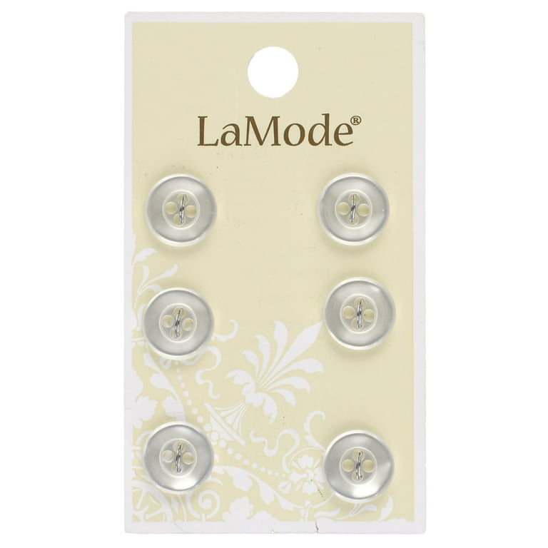 LaMode Pearl Buttons, 6 Piece - Walmart.com