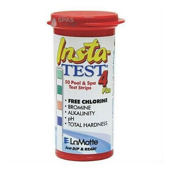 LaMotte Insta-Test 4 Plus Free Chlorine, Bromine, Alkalinity, pH, Total Hardness