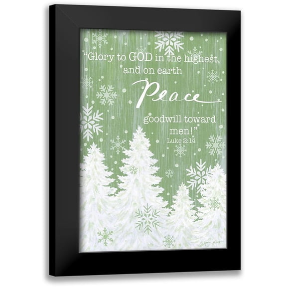 LaPoint, Annie 11x14 Black Modern Framed Museum Art Print Titled - Glory to God