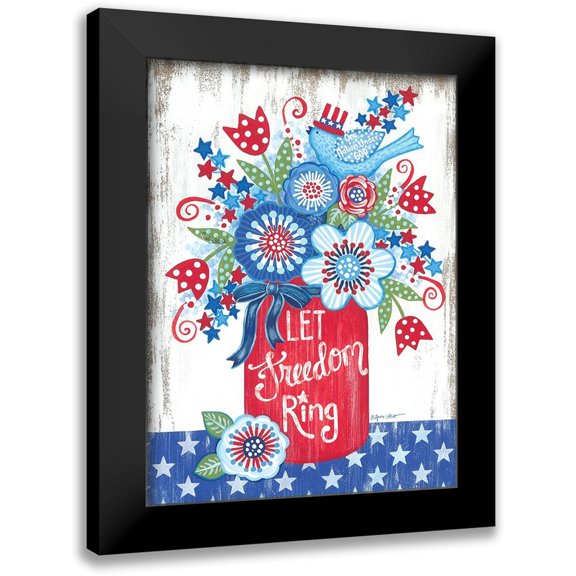 LaPoint, Annie 11x14 Black Modern Framed Museum Art Print Titled - Let Freedom Ring