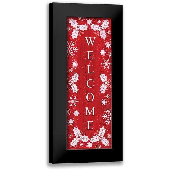 LaPoint, Annie 11x24 Black Modern Framed Museum Art Print Titled - Christmas Welcome