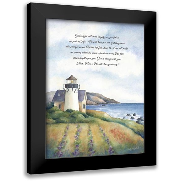 LaPoint, Annie 12x14 Black Modern Framed Museum Art Print Titled - Gods Light
