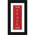 thumbnail image 1 of LaPoint, Annie 13x32 Black Ornate Wood Framed with Double Matting Museum Art Print Titled - Peace, 1 of 4