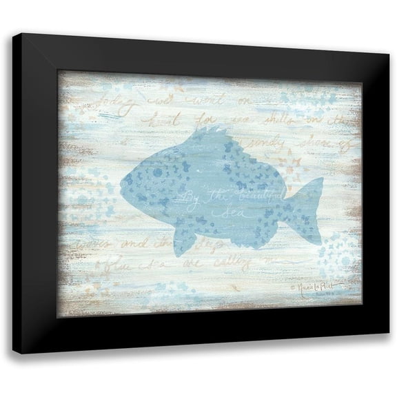 LaPoint, Annie 14x11 Black Modern Framed Museum Art Print Titled - Ocean Fish
