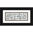 thumbnail image 1 of LaPoint, Annie 14x7 Black Ornate Wood Framed with Double Matting Museum Art Print Titled - The Lord is My Shepherd, 1 of 4