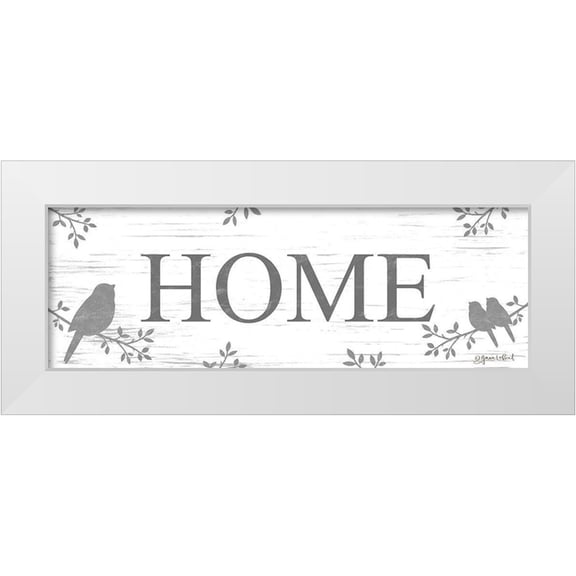 LaPoint, Annie 14x7 White Modern Wood Framed Museum Art Print Titled - Home