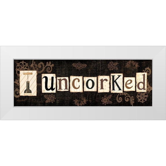 LaPoint, Annie 14x7 White Modern Wood Framed Museum Art Print Titled - Uncorked