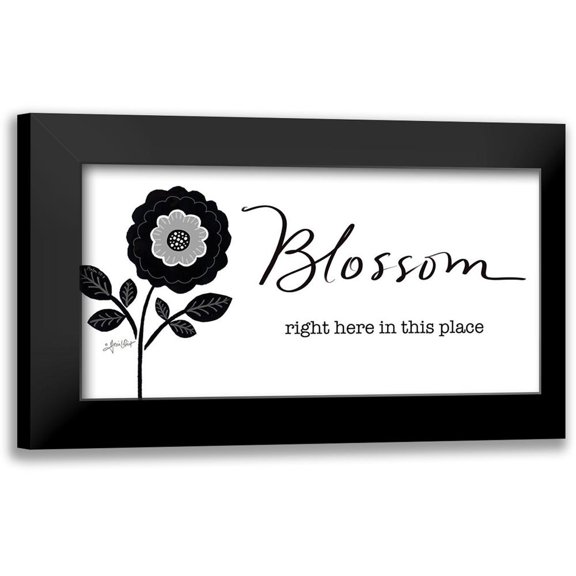 LaPoint, Annie 14x9 Black Modern Framed Museum Art Print Titled - Blossom