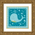 thumbnail image 1 of LaPoint, Annie 15x15 Gold Ornate Wood Framed with Double Matting Museum Art Print Titled - Beetle and Bob Baby Whale, 1 of 4