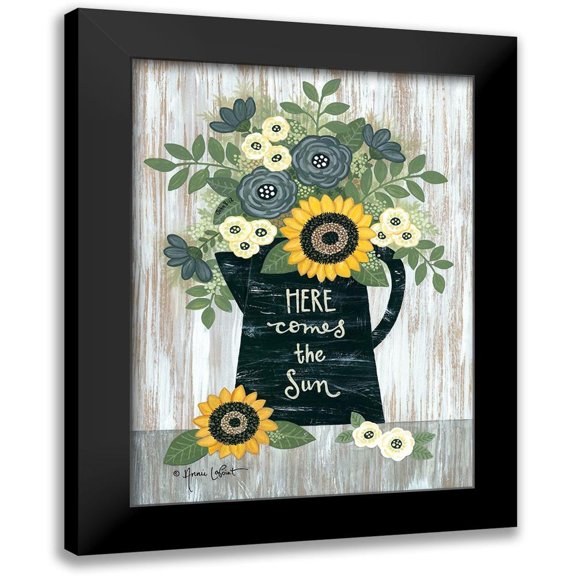 LaPoint, Annie 19x24 Black Modern Framed Museum Art Print Titled - Here Comes the Sun