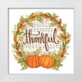 thumbnail image 1 of LaPoint, Annie 26x26 White Modern Wood Framed Museum Art Print Titled - Thankful Wreath, 1 of 4