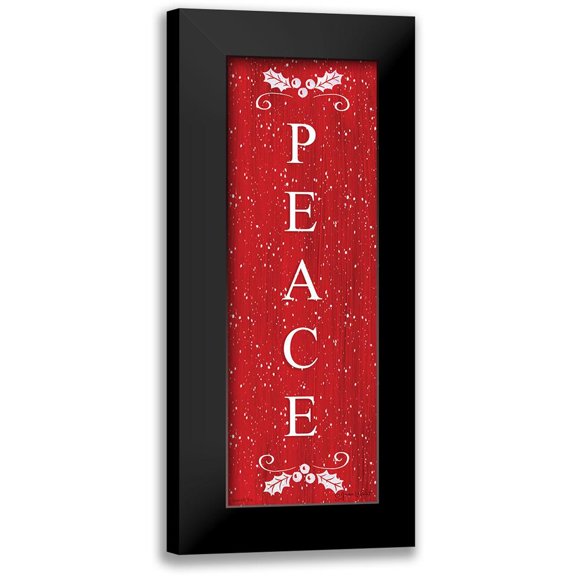 LaPoint, Annie 7x14 Black Modern Framed Museum Art Print Titled - Peace