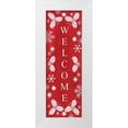 thumbnail image 1 of LaPoint, Annie 7x14 White Modern Wood Framed Museum Art Print Titled - Christmas Welcome, 1 of 4