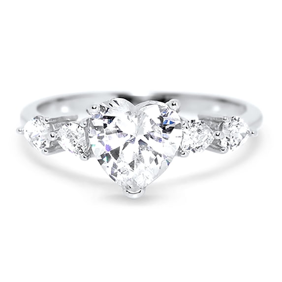 LaRaso & Co CZ Engagement Promise Ring for Women Size 7