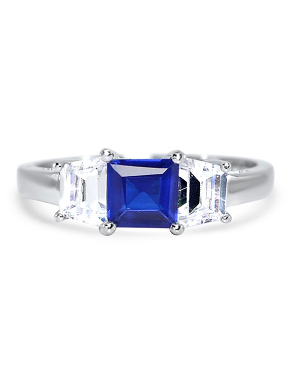 CZ Engagement Promise Ring for Women Size 7