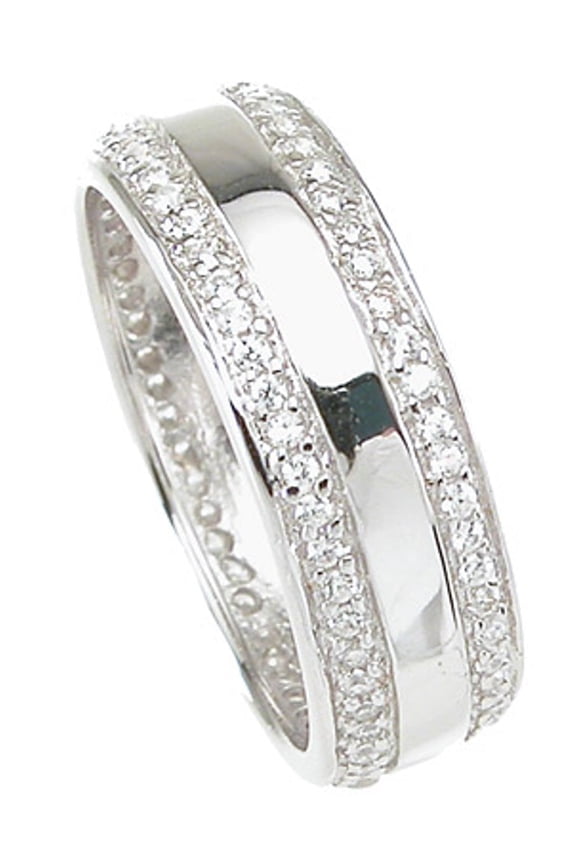 LaRaso Co Sterling Silver Wedding Band for Men and Women 6