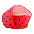 thumbnail image 1 of LaRibbons 2 1/2" Wired Ribbon | Watermelon Seeds | 10 Yard Roll, 1 of 7
