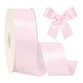 thumbnail image 1 of LaRibbons 2 1/4" Pink Double Face Satin Ribbon, 50 Yards, 1 of 7