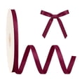 thumbnail image 1 of LaRibbons 3/8" Double Face Satin Ribbon, Wine, 100 Yards, 1 of 5