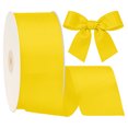thumbnail image 1 of LaRibbons 3" Textured Grosgrain Ribbon, Maize, 50 Yard Roll, 1 of 7