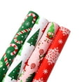 thumbnail image 1 of LaRibbons 30" x 10' Christmas Wrapping Paper Bundle (4-pack) | Gnome Pink, 1 of 9