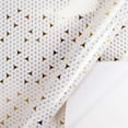 thumbnail image 1 of LaRibbons 30" x 10' Wrapping Paper | White/Gold Foil Triangles, 1 of 3
