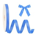 thumbnail image 1 of LaRibbons 5/8" Double Face Satin Ribbon, Royal, 100 Yards, 1 of 7