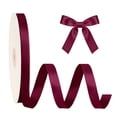 thumbnail image 1 of LaRibbons 5/8" Double Face Satin Ribbon, Wine, 100 Yards, 1 of 5