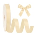 thumbnail image 1 of LaRibbons 7/8" Double Face Satin Ribbon, Raw Silk, 100 Yards, 1 of 7