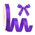 thumbnail image 1 of LaRibbons 7/8" Purple Double Face Satin Ribbon, 100 Yards, 1 of 5